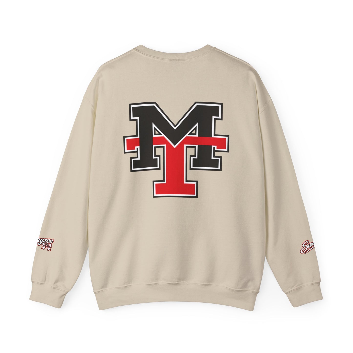 Crewneck Sweatshirt — "Templar Cheer" School Spirit Pullover (MT Logo)