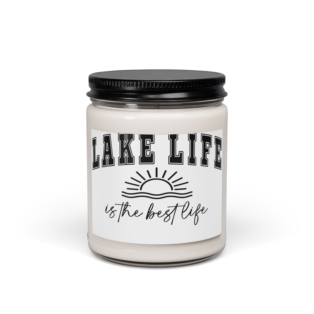 Lake Life Soy Candle — 9oz Scented Jar (“Lake Life is the Best Life”)