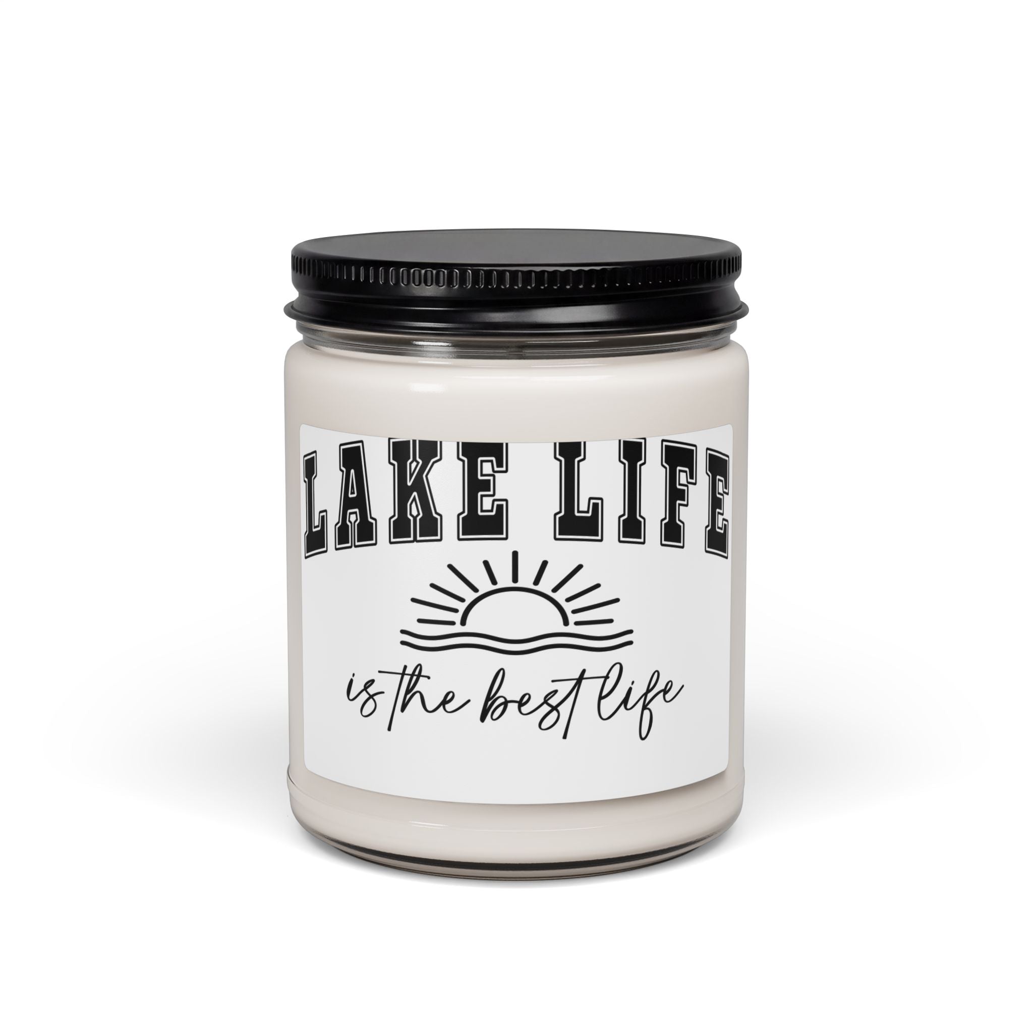 Lake Life Soy Candle — 9oz Scented Jar (“Lake Life is the Best Life”)