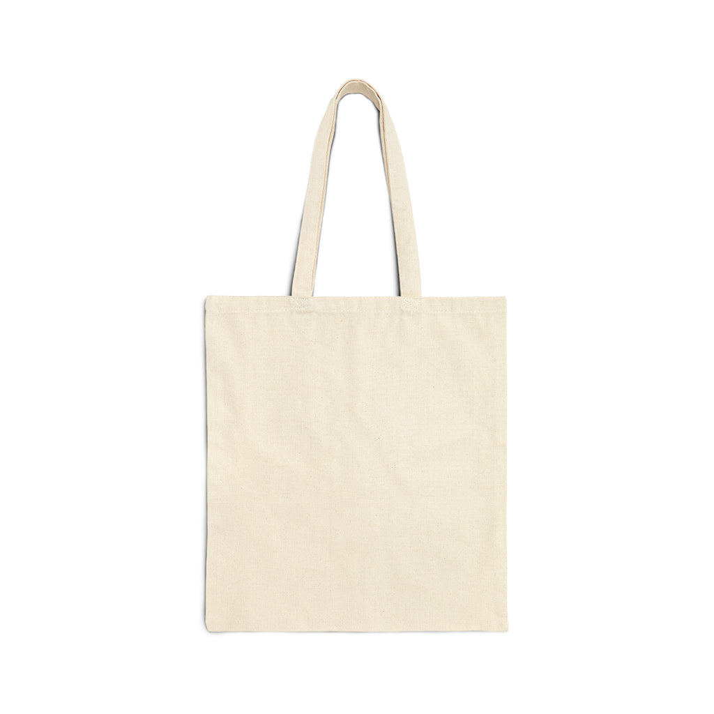 Campsite Canvas Tote Bag — "Welcome to Our Campsite" Camper & Trees