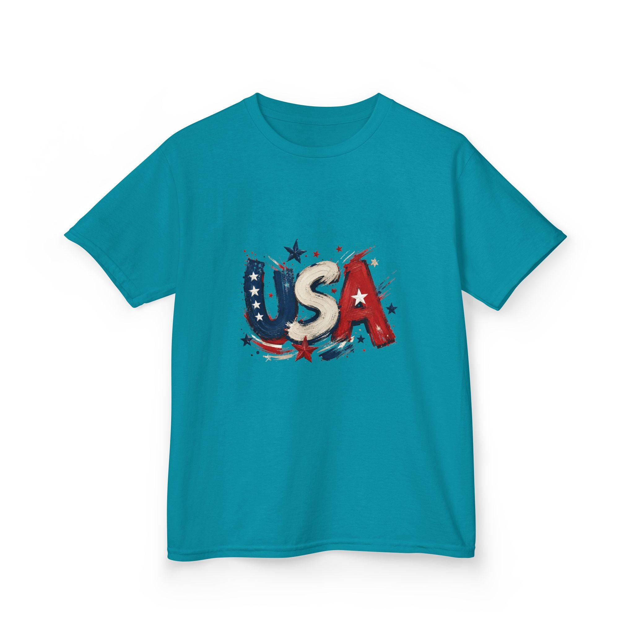 Kids USA Flag Graphic Tee — Patriotic Fourth of July Shirt for Children