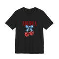 America Cherry Graphic Tee – Patriotic 4th of July Shirt