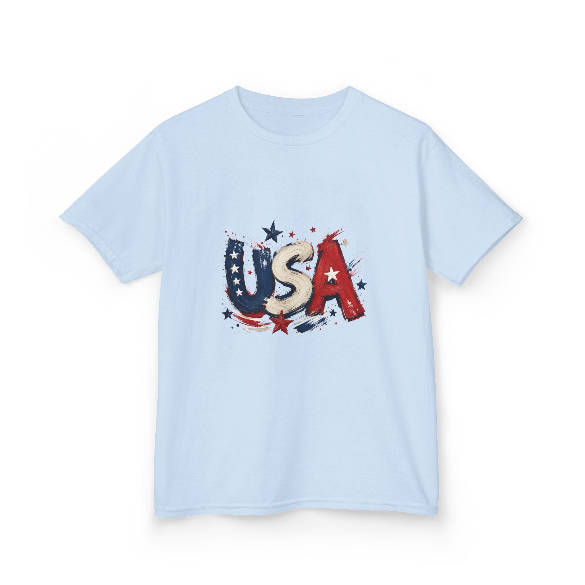 Kids USA Flag Graphic Tee — Patriotic Fourth of July Shirt for Children