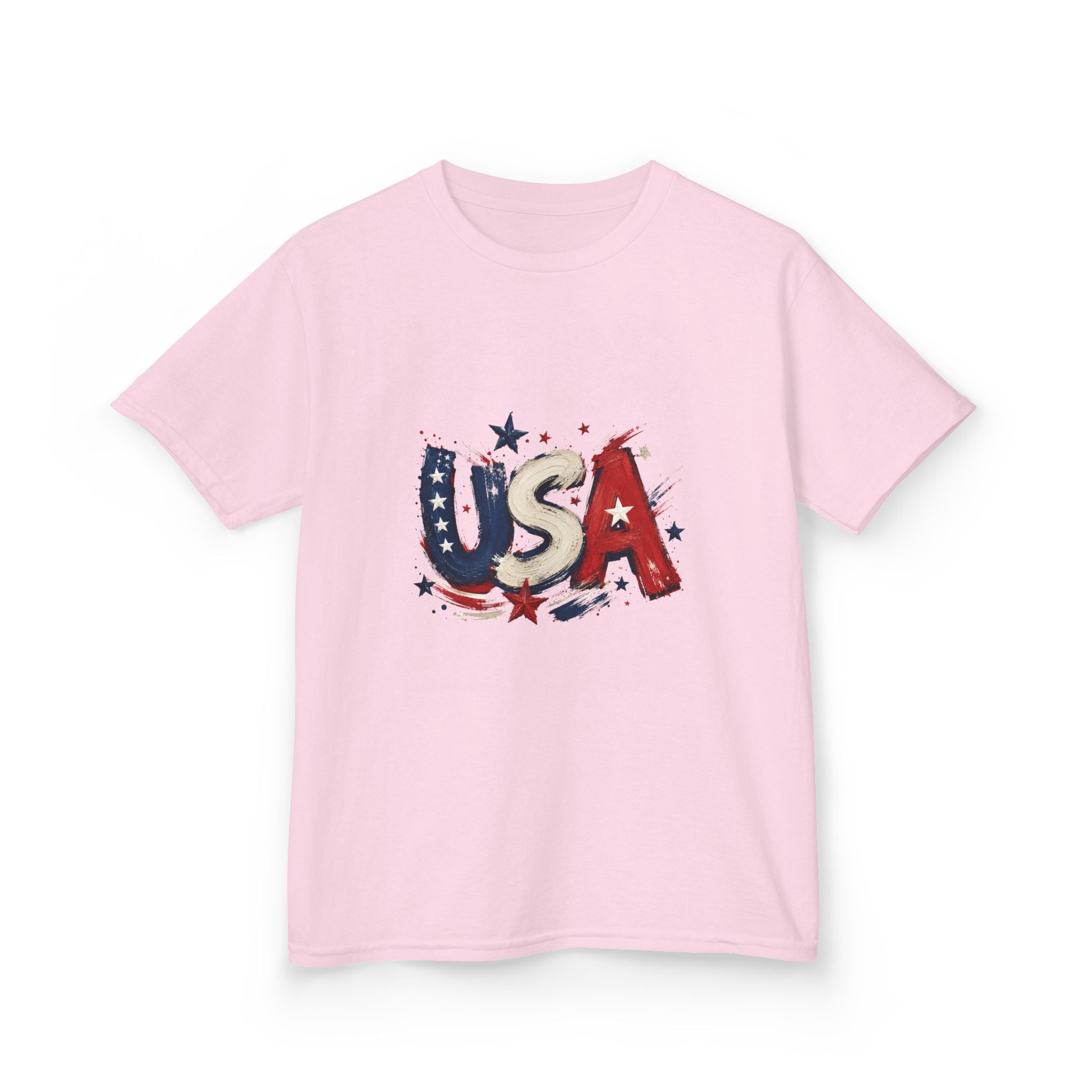 Kids USA Flag Graphic Tee — Patriotic Fourth of July Shirt for Children