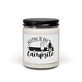 Campsite Soy Candle 9oz — “Welcome to Our Campsite” Rustic Camper Scented Candle