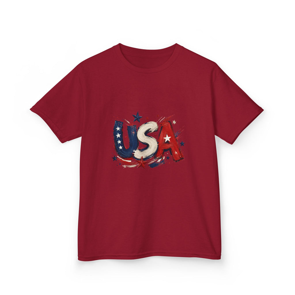 Kids USA Flag Graphic Tee — Patriotic Fourth of July Shirt for Children