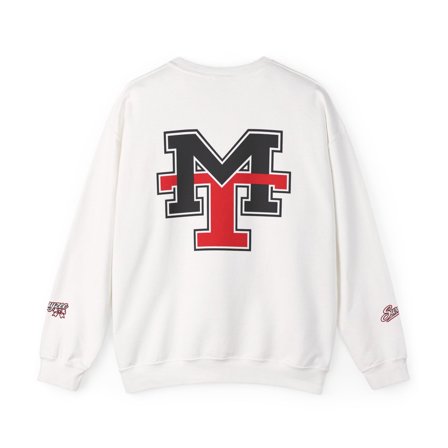Crewneck Sweatshirt — "Templar Cheer" School Spirit Pullover (MT Logo)