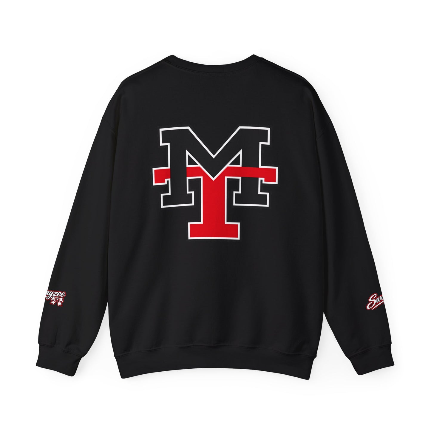 Crewneck Sweatshirt — "Templar Cheer" School Spirit Pullover (MT Logo)
