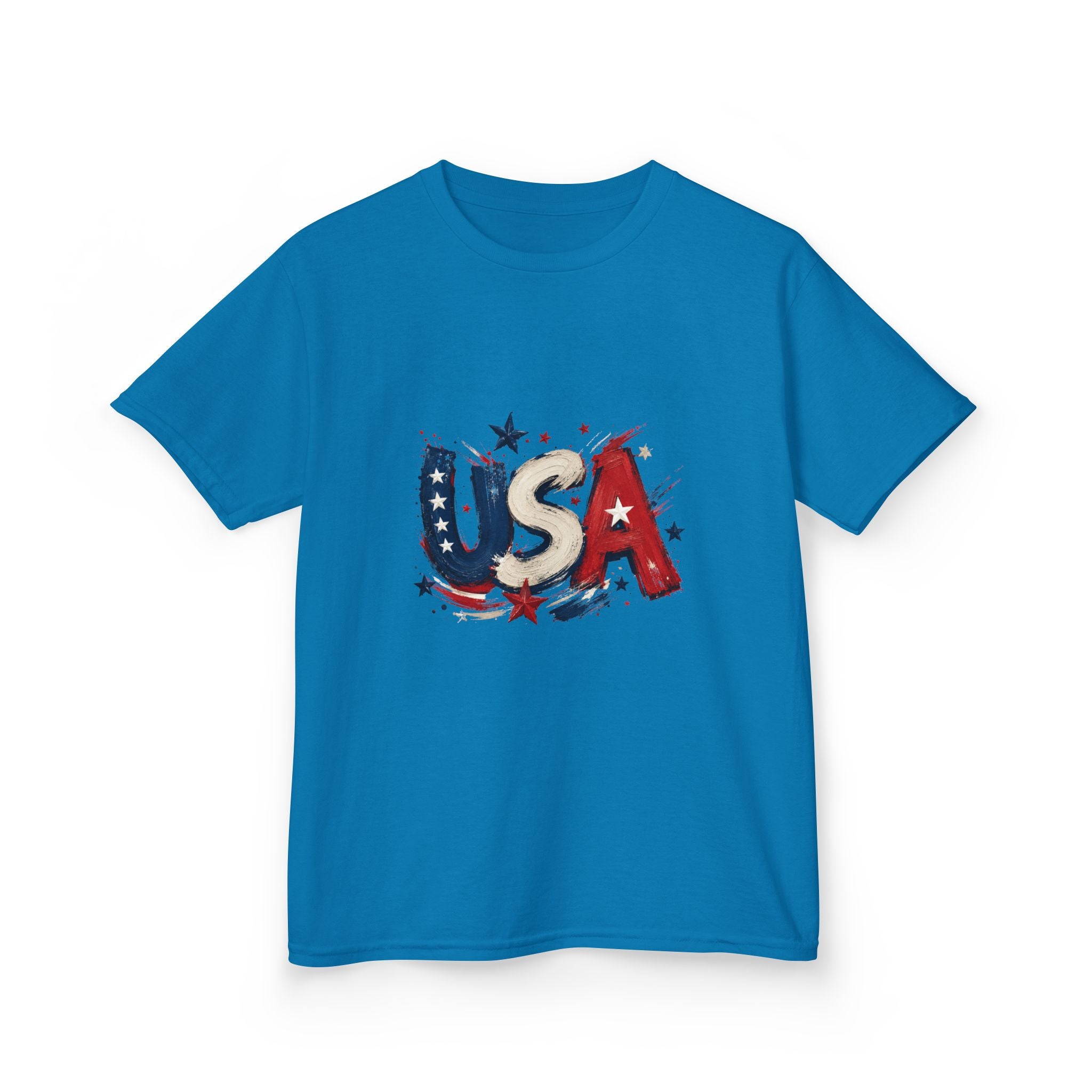 Kids USA Flag Graphic Tee — Patriotic Fourth of July Shirt for Children