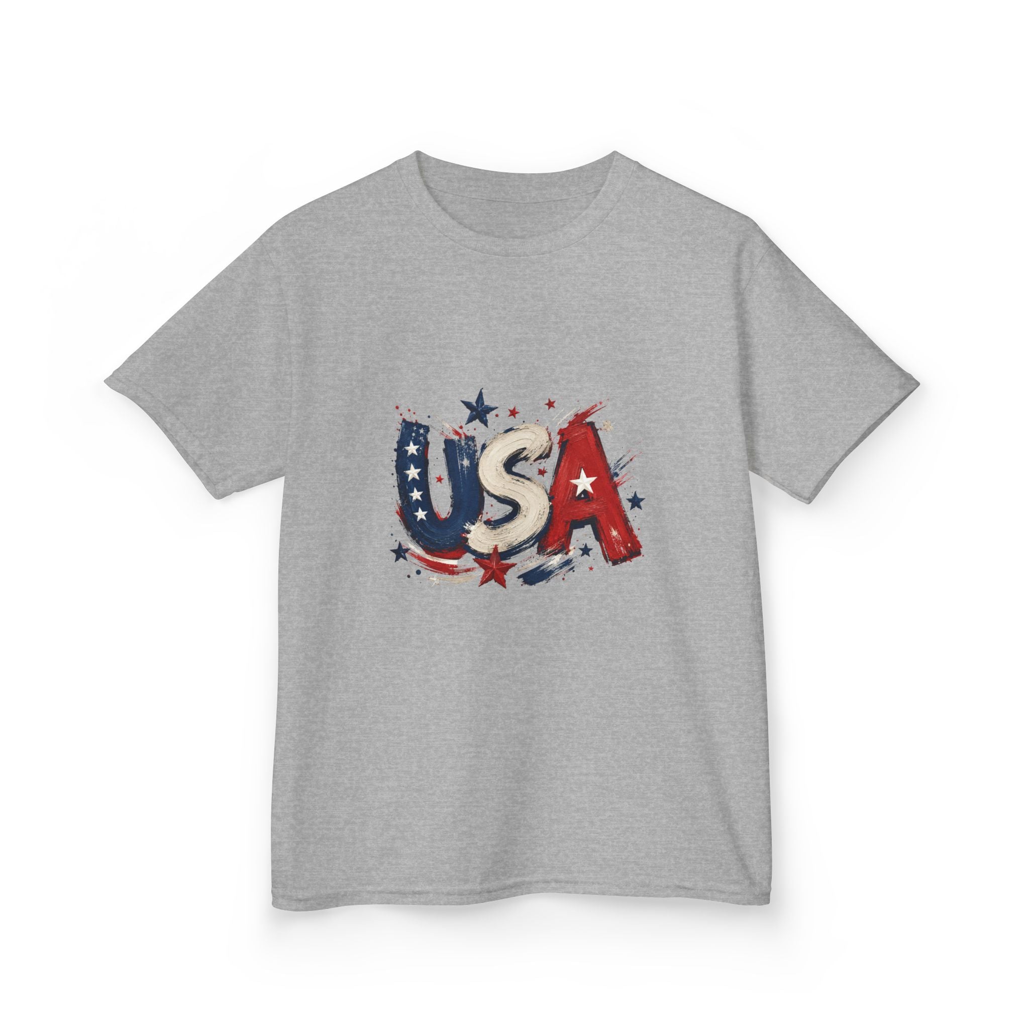 Kids USA Flag Graphic Tee — Patriotic Fourth of July Shirt for Children