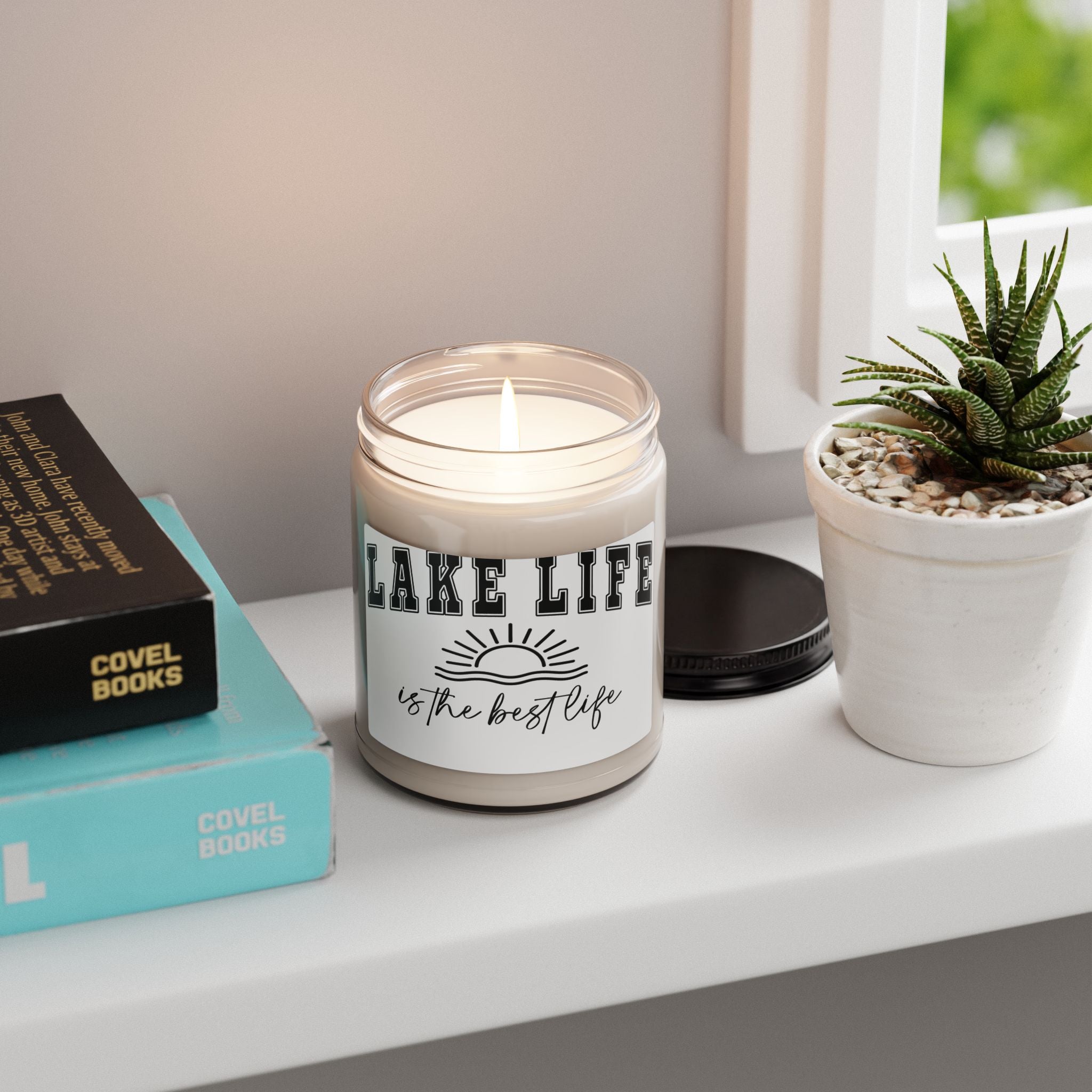 Lake Life Soy Candle — 9oz Scented Jar (“Lake Life is the Best Life”)
