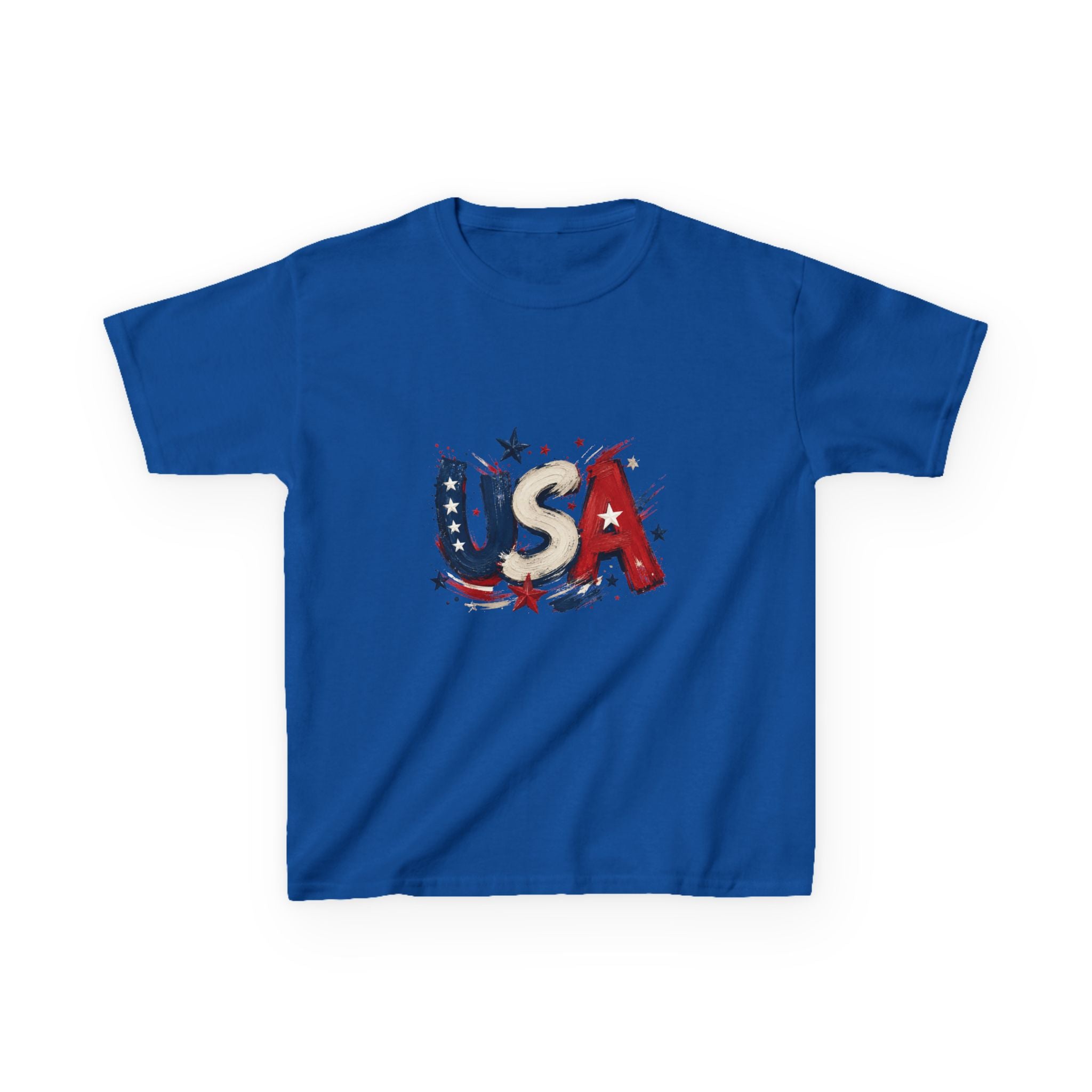 Kids USA Flag Graphic Tee — Patriotic Fourth of July Shirt for Children
